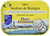 Phare d'Eckmül Sardines Citron Huile Olive Bio 135 g
