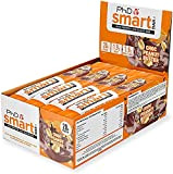 PhD Nutrition Smart Bar Protein Protein Barre Chocolat Beurre de Cacahuète, 12 x 64 g