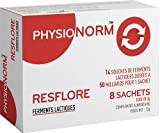 Physionorm™ Resflore - Complément Alimentaire - Rééquilibre la Flore Intestinale - Cure Flash - 8 Sachets