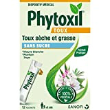 PHYTOXIL TOUX SANS SUCRE - Dispositif médical - 12 sachets - Soulage la toux sèche et la toux grasse - ...
