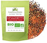 Plantes & Epices - Mélange Mix Epices BIO pour assaisonnement Spaghetti, Pasta, Pâtes (Bolognaise, Arabiata) 200g - Sachet Fraîcheur Biodégradable ...