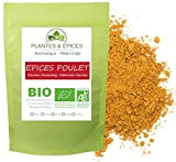 Plantes & Epices - Mélange mix épices Poulet BIO pour papillottes, poulet rôti et viandes blanches (250g)