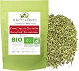 Plantes & Epices - Sarriette Feuilles BIO 100% naturel, pour Tisane, Infusion, Cuisine gastronomique - Sachet Fraîcheur Biodégradable Refermable (100G)