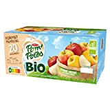 Pom'Potes Bio Compotes Pomme sans Sucres Ajoutés Biologique, 1800g