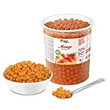 POPPING BOBA ORIGINAL pour Bubble tea - Mangue - 1kg - sans colorants artificiels, de vrais jus de fruits, moins ...