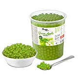 POPPING BOBA ORIGINAL pour Bubble tea - Pomme Verte - 1kg - sans colorants artificiels, de vrais jus de fruits, ...