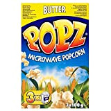 Popz Microwave Butter Popcorn 3 x 100g