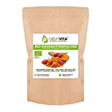 Poudre d'églantier biologique MeaVita, en qualité de légume cru, sans gluten, 1 paquet (1 x 1000g)