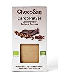 Poudre de caroube biologique ChocoSan, farine de caroube, substitut de la poudre de cacao, riche en fibres, végan, certifié biologique ...