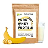 Poudre de protéine de lactosérum BIO banane [d'Allemagne] sans soja - Whey shakes protéinés bio de haute qualité " 100% ...