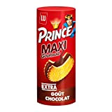 Prince de LU Maxi Gourmand - Biscuit avec Maxi Fourrage Chocolat - Au Blé Complet - Idéal pour le Goûter ...