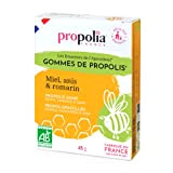 PROPOLIA - Bio - Gommes de Propolis / Miel / Anis - Apaise la gorge et rafraîchit l'haleine - Fabriquées ...