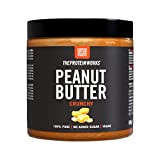 Protein Works - Beurre de cacahuète | Beurre de cacahuètes grillées 100% naturel | Sans sucre ajouté | Croquant | ...