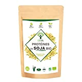 Protéine de Soja Bio - Bioptimal - 92% Protéines 17% BCAA - Haute Digestibilité - Energie Musculation - Poudre de ...