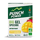 PUNCH POWER - SPEEDOX' Mangue - Boîte 6 gels x 25 g - Gel énergétique antioxydant - Énergie progressive - ...