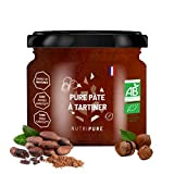 Pure Pâte A Tartiner Bio • Noisette et cacao équitable • Vegan • -50% de calories • Sans sucre ajouté, ...