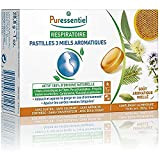 Puressentiel - Respiratoire - Pastilles 3 Miels Aromatiques - Thym, Pin et Eucalyptus Propolis - Adoucit la gorge en cas ...