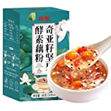 Qiya Nut Poudre de racine de lotus fermentée instantanée de remplacement des repas de bouillie, noix infusée, amidon, soupe, petit ...