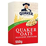 Quaker Oats Avoine/Porridge 550 g - lot de 16