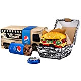 Rainbow Socks x Pepsi - Food Truck de Chaussetted pour elle et pour Lui - 3 paires - Taille 41-46