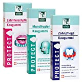 Ralf Baders Health Baders Protect Chewing-Gum Fonctionnel de la Pharmacie, Trois Types, Hygiène Buccale, Soins Dentaires et Soins des Gencives, ...