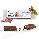 Raw Barre Bio • Cacao-Noisette • Barre Nutritive • Saine et gourmande • 6 ingrédients • Riche en vitamines et ...