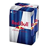 Red Bull Boisson énergisante à base de taurine pour les périodes d activité intense, - Le pack de 4 canettes ...