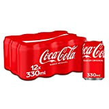 Refresco de Cola Coca Cola Clásica lata pack 12x33 cl