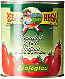 REGA Tomates Pelées Bio 800 g - Lot de 4