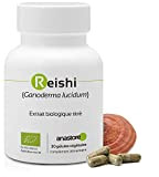 REISHI ROUGE BIO (GANODERMA LUCIDUM) * 300 mg / 30 gélules * Anti-inflammatoire, Antioxydants, Cardiovasculaire, Energie (fatigue), Immunitaire * Fabriqué ...