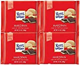 Ritter Sport Massepain Chocolat noir 100 g (lot de 4)