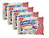 Rocky Mountain Marshmallows Fruity 4x300g, bonbons américains traditionnels à rôtir sur le feu de camp, à griller ou à cuire ...