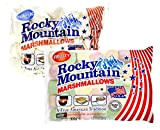 Rocky Mountain Marshmallows Tasting Set Fruity & Classic, bonbons américains traditionnels colorés à rôtir sur un feu de camp, à ...