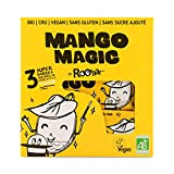 Roo'bar Barres Crues, Bio/Vegan Mango Magic aux Noix de Cajou & à la Mangue - 3 barres de 30g