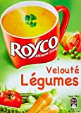 Royco Soupe déshydratée Velouté de Légumes 4 sachets de 20 cl - 49,2 g - Lot de 6