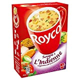 Royco Soupe instantanée à l'Indienne, légumes, curry et croûtons - Les 3 sachets, 76g