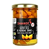 Sabarot - Gouttes de poivrons jaunes en bocal 100g