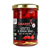 Sabarot - Gouttes de poivrons rouges en bocal 100g