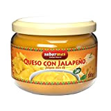 SABORMEX Dip au Fromage Cheddar avec Jalapeño, Sauce Typique du Mexique, Pot de 300 Grammes