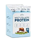Sachets de protéines multicollagènes en poudre - non aromatisées - 5 types de peptides de collagène d'origine alimentaire - Bovin ...