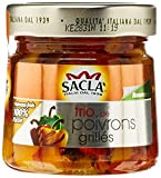 Sacla Sauce Trio de Poivrons Grillés 190 g - Lot de 3