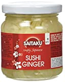 SAITAKU Gingembre en lamelles | gingembre japonais | Makis et sushis | Cuisine Japonaise | Sans colorant artificiel | 190g ...