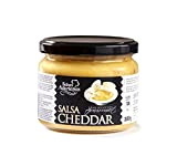 Salsas Asturianas - Sauce Cheddar - Idéal pour accompagner nachos et trempettes 300 gr