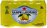 San Pellegrino Eau Pétillante Aromatisée au Jus de Citron Pack de 6 Boîtes x 33 cl - Lot de 2