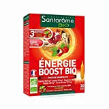 Santarome Bio - Complément Alimentaire Energie Boost Bio | Coup de Boost immédiat, Riche en Caféine Naturelle - A base ...