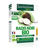 Santarome Bio - Radis Noir Bio | Complément Alimentaire Foie et Digestion | Ballonnements, Digestion Difficile - Plantes Bio - ...