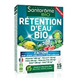 Santarome Bio - Rétention d'Eau Bio | Complément Alimentaire Draineur & Détox | Favorise l'Elimination de l'Eau - A base ...