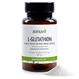 Sanuvit® L-Glutathion - 90 capsules | 300 mg de L-glutathion par gélule | Haute biodisponibilité et tolérance | Végétalien