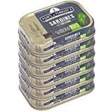 Sardines à l'ancienne de l'huile d'olive vierge extra BIO Pointe de Penmarc'h le lot de 6 boîtes de 115 g ...