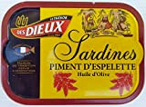 Sardines piment d'Espelette huile d'olive, 115 g